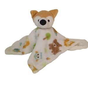 Cribmates Fox Plush Lovey Baby Security Blanket Owls Bears Trees Hedgehog Fleece